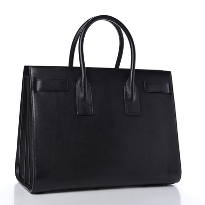 Saint Laurent Calfskin Large Sac De Jour Carryall Black 3 of 11