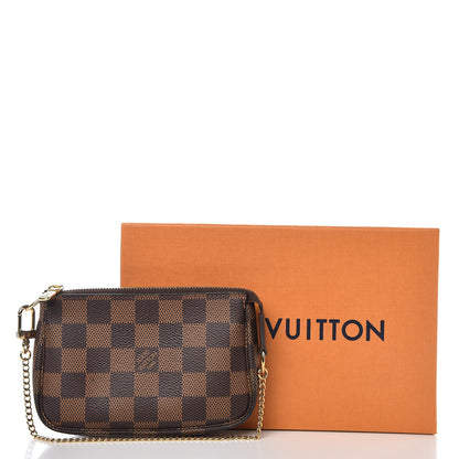 Louis Vuitton Damier Ebene Mini Pochette Accessories 10 of 10