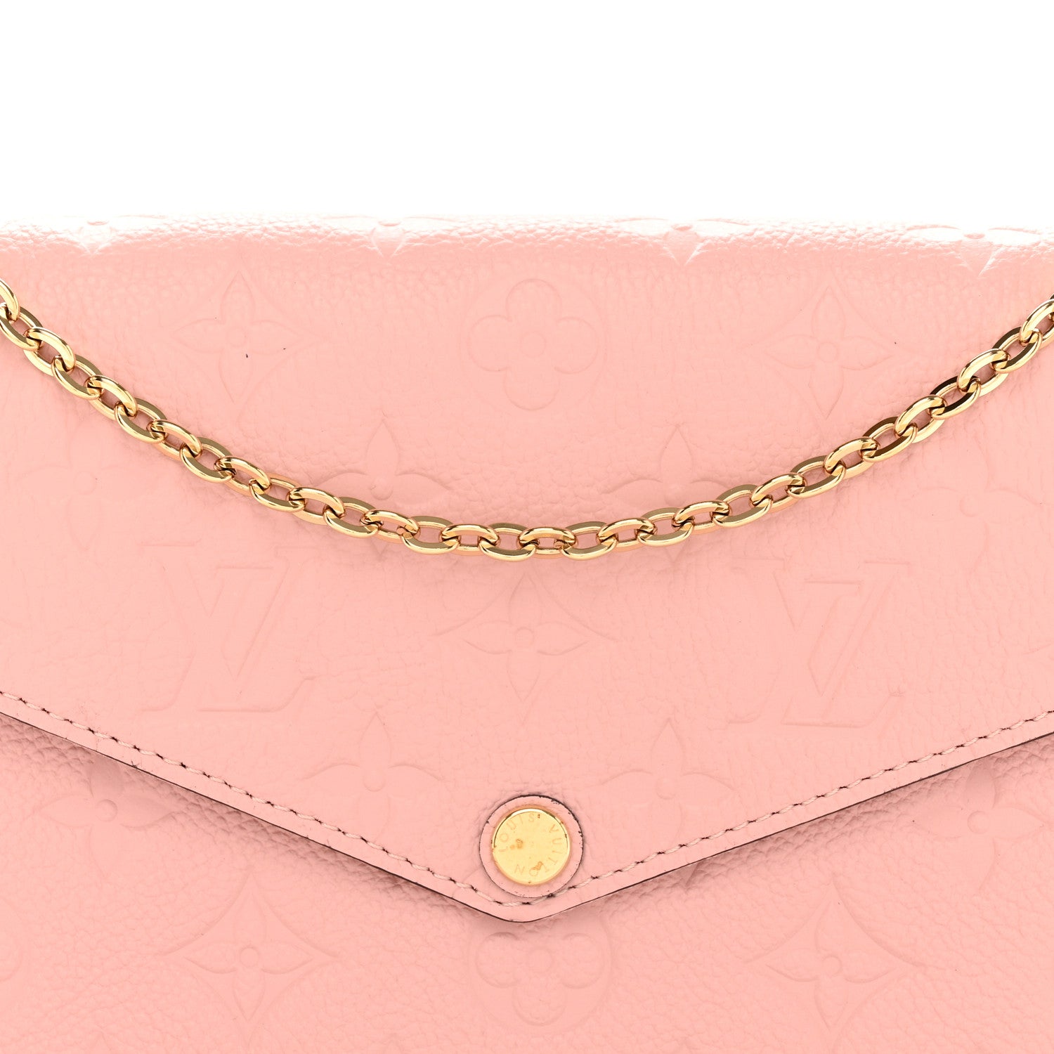 Louis Vuitton Empreinte Pochette Felicie Chain Wallet Rose Poudre 7 of 11