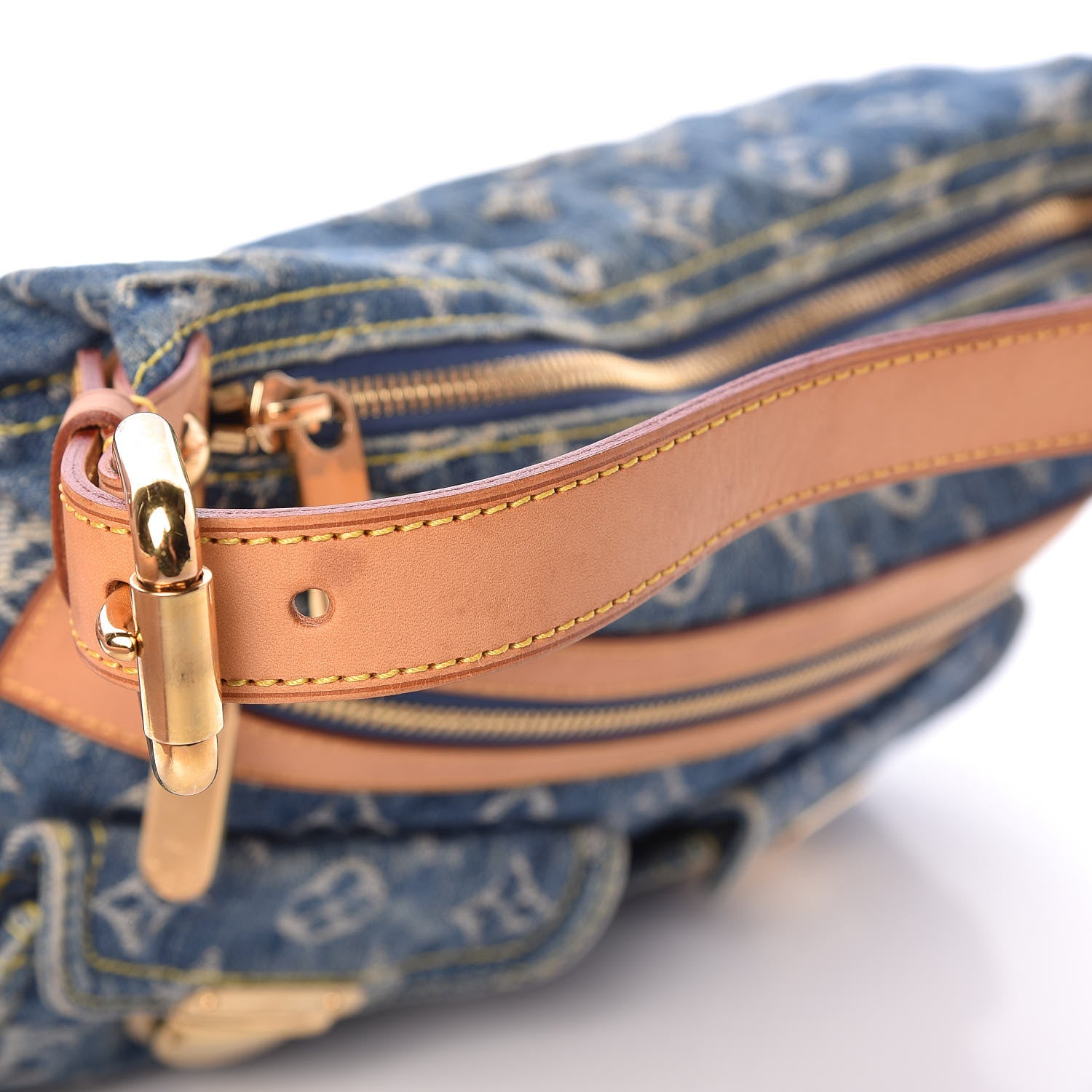 Louis Vuitton Monogram Denim Baggy PM Blue 14 of 14