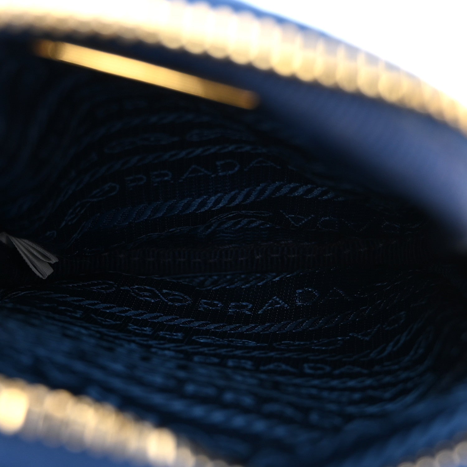 Prada Tessuto Nylon Double Zip Phone Case Crossbody Bag Royal 6 of 11