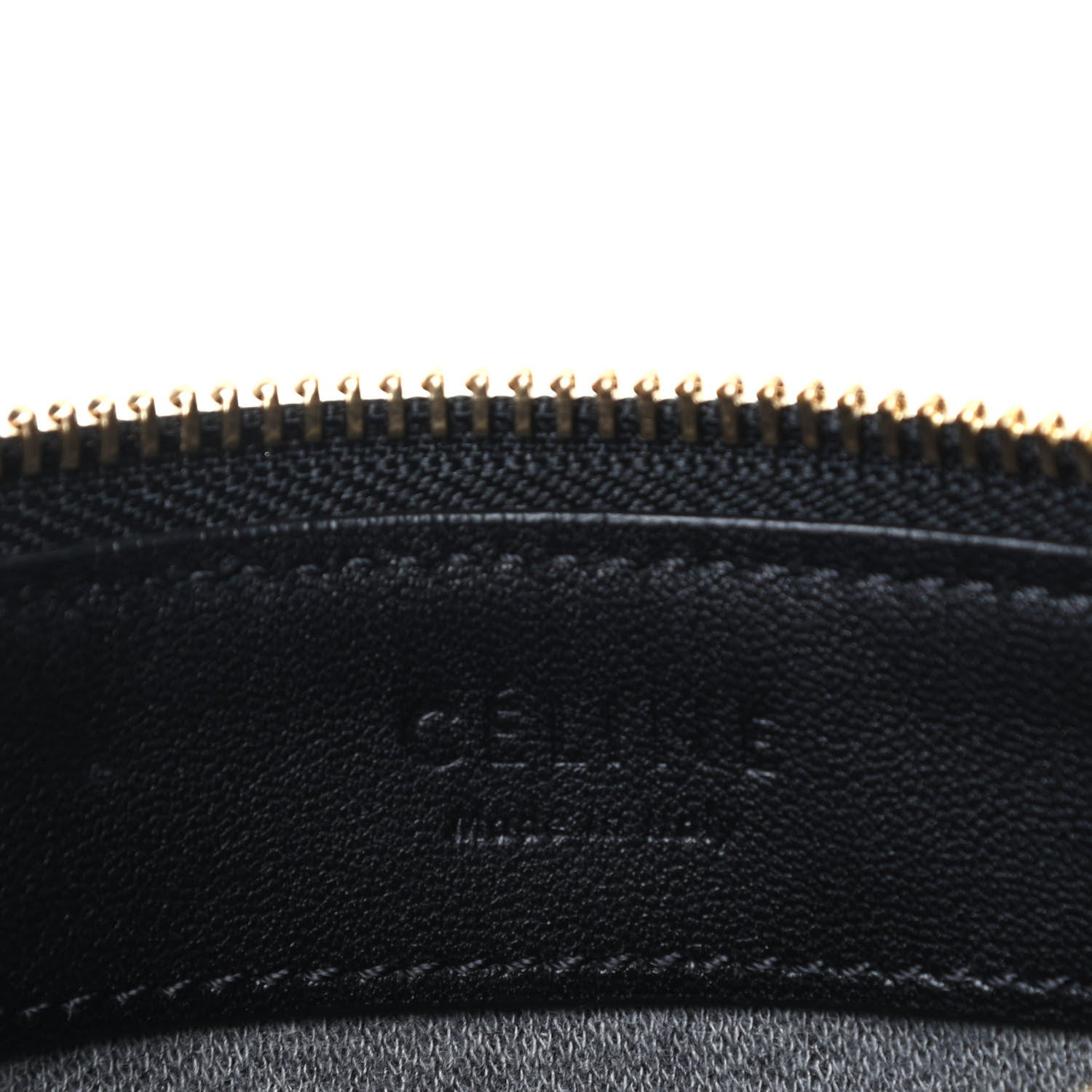 Celine Lambskin Large Trio Crossbody Bag Black 5 of 8
