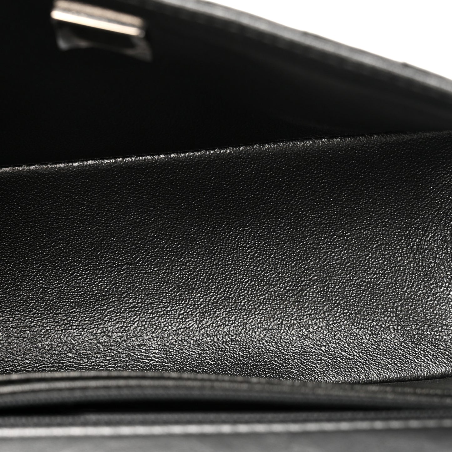 Metallic Aged Calfskin Chevron Quilted 2.55 Reissue Mini Flap Grey