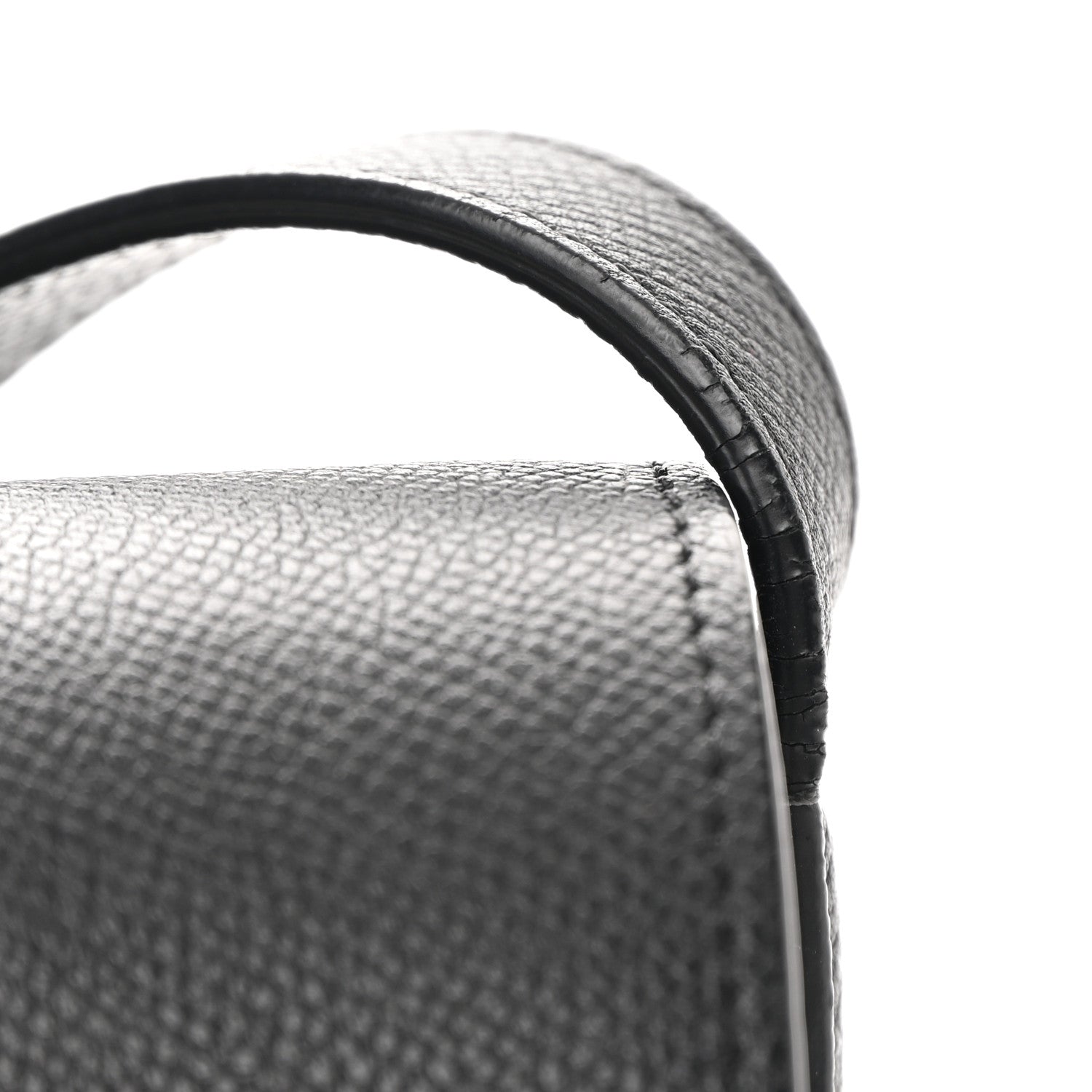 Celine Grained Calfskin Medium Trotteur Black 14 of 15