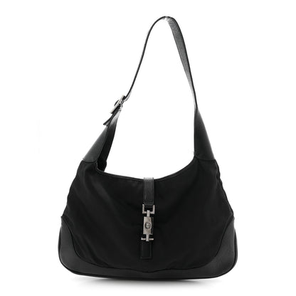 Gucci Canvas Jackie O Hobo Black 1 of 11