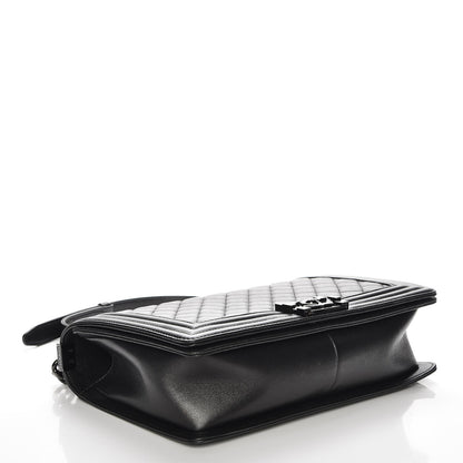 Chanel Caviar Quilted New Medium Boy Flap So Black 5 of 11