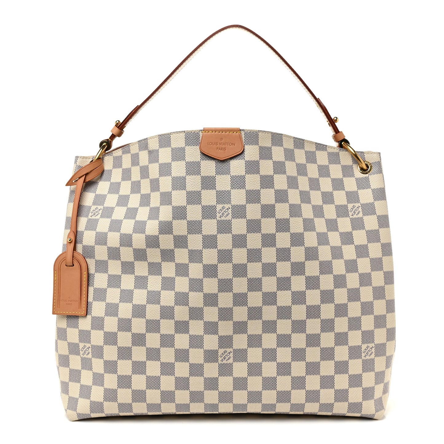 Damier Azur Graceful MM Rose Ballerine