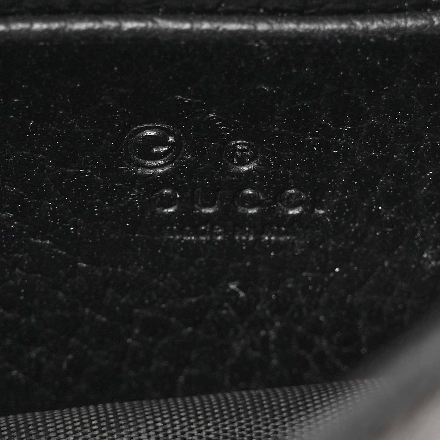 Gucci Dollar Calfskin Interlocking G Chain Wallet Black 6 of 10