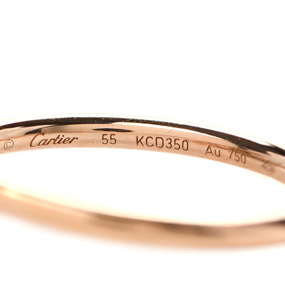 Cartier 18K Pink Gold Small Juste Un Clou Ring 55 7.25 4 of 6