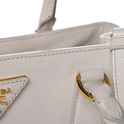 Prada Saffiano Lux Medium Tote Talco 9 of 17