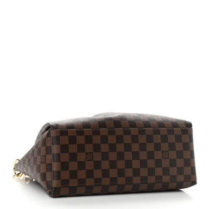 Louis Vuitton Damier Ebene Odeon Tote MM Black 4 of 10