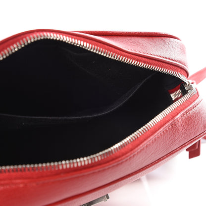 Saint Laurent Lambskin Monogram Lou Camera Bag Eros Red 3 of 9