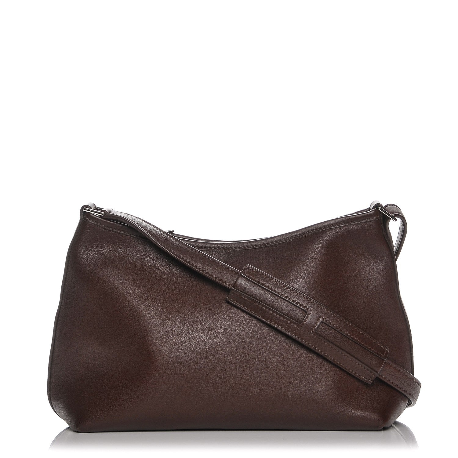 Hermes Swift Shoulder Bag Chocolate 1 of 7