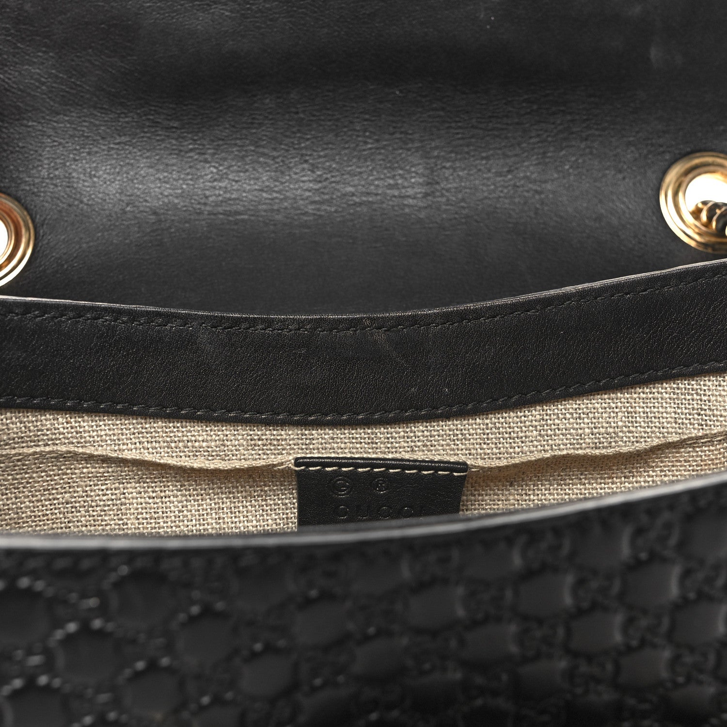 Gucci Microguccissima Medium Emily Chain Shoulder Bag Black 12 of 13