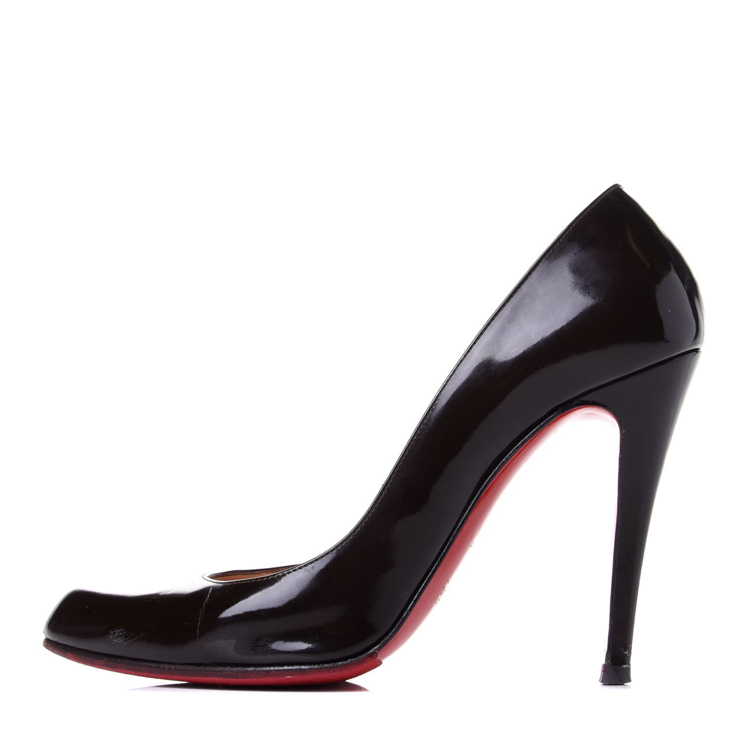 Christian Louboutin Patent Decollete 868 100 Pumps 39 Black 1 of 10
