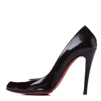 Christian Louboutin Patent Decollete 868 100 Pumps 39 Black 1 of 10