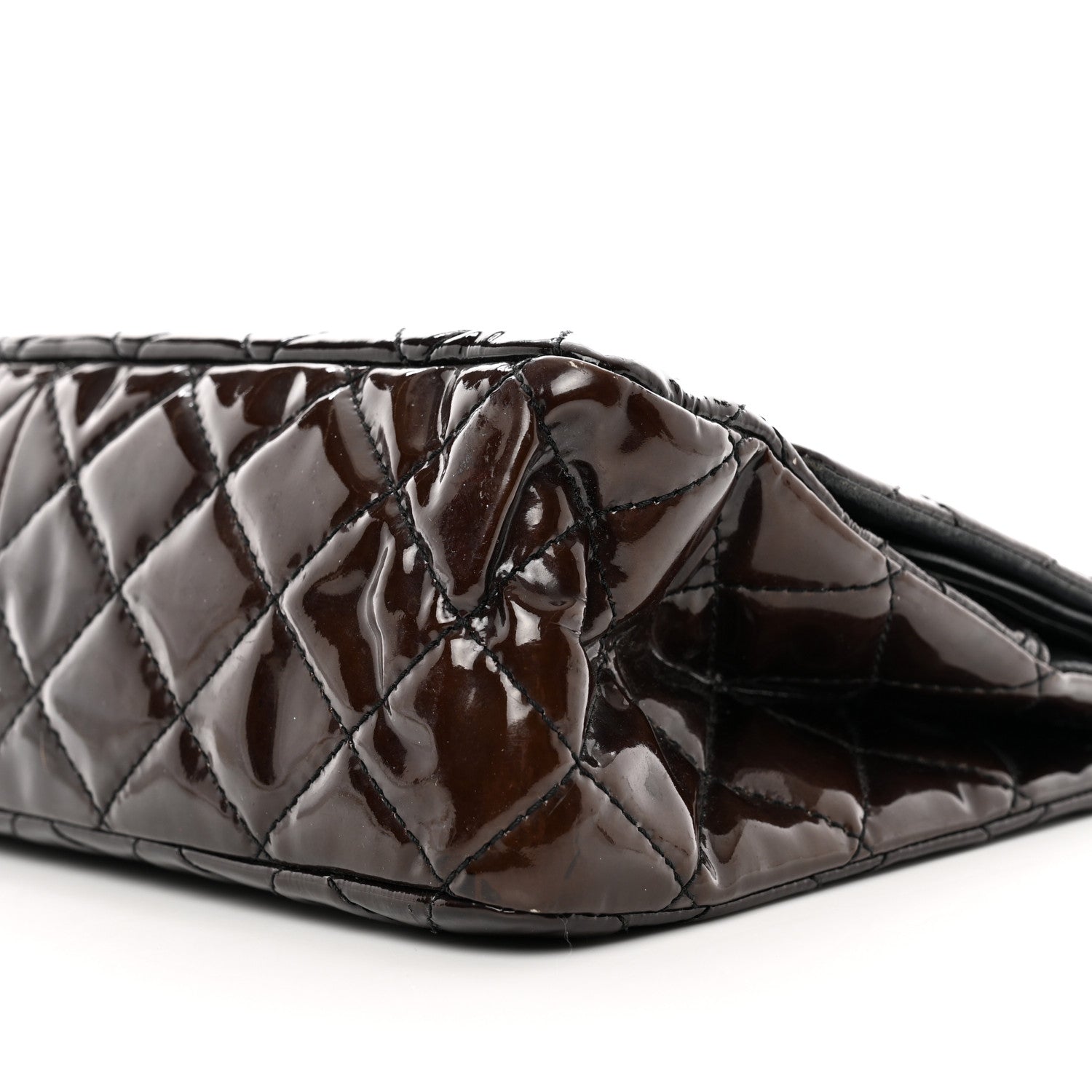 Chanel Patent Quilted 2.55 Reissue 227 Flap Brown 10 of 16