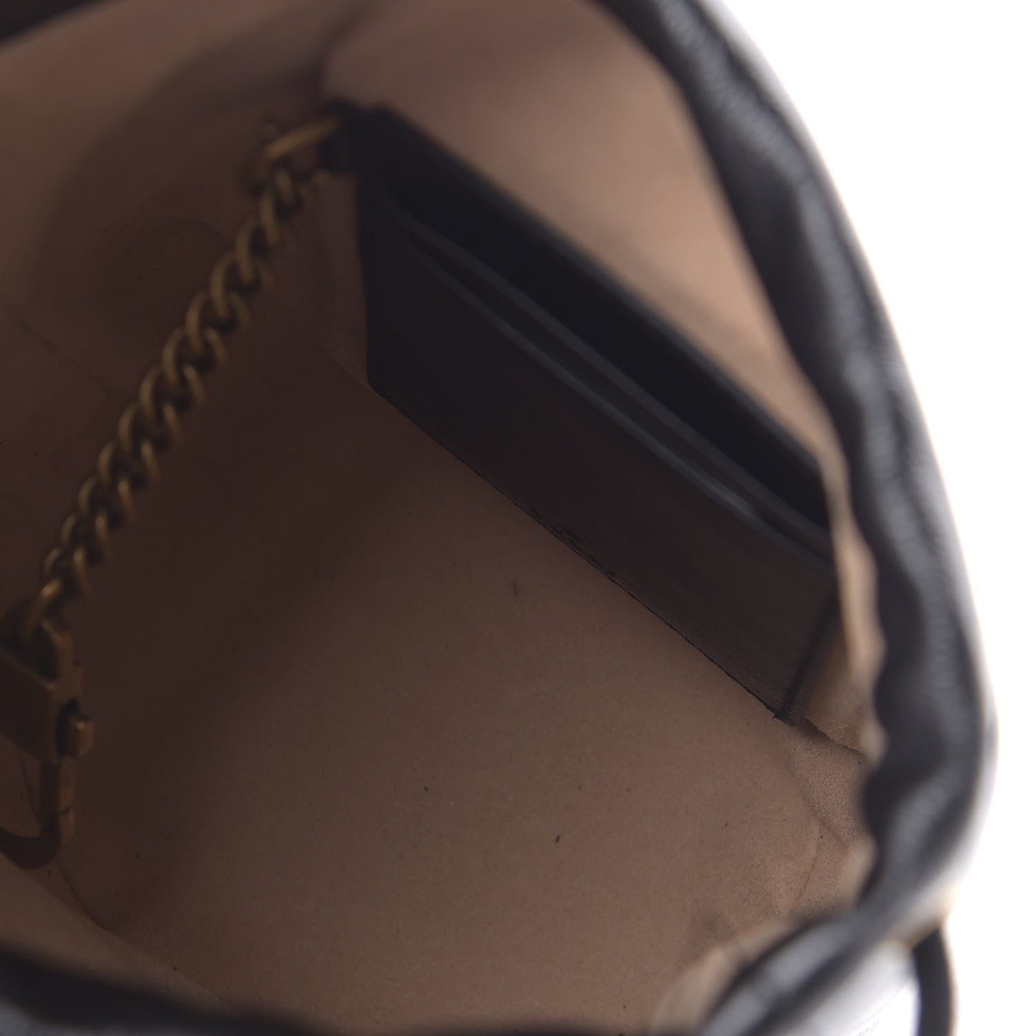Gucci Azalea Calfskin Matelasse Diagonal Patchwork Mini Torchon GG Marmont 2.0 Bucket Bag Black Beige Romantic Cerise 5 of 9