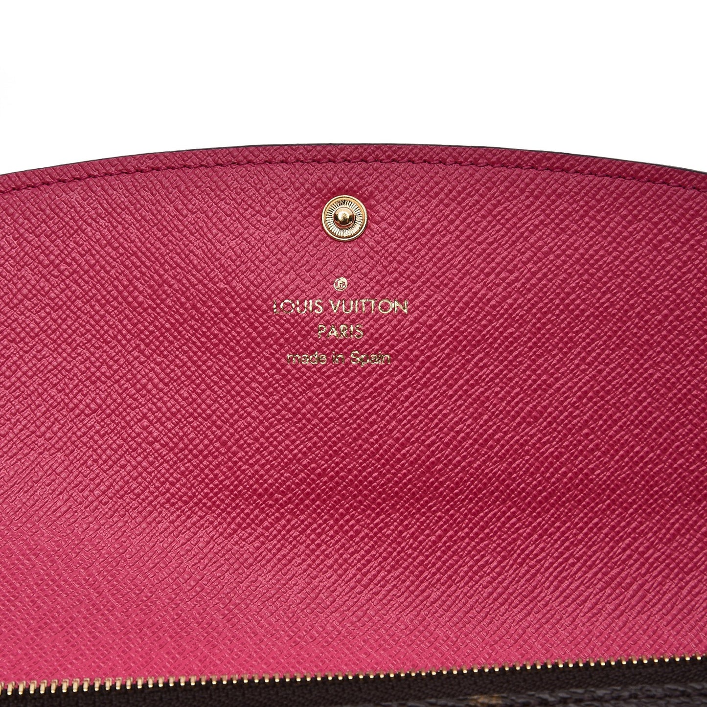 Monogram Emilie Wallet Hot Pink