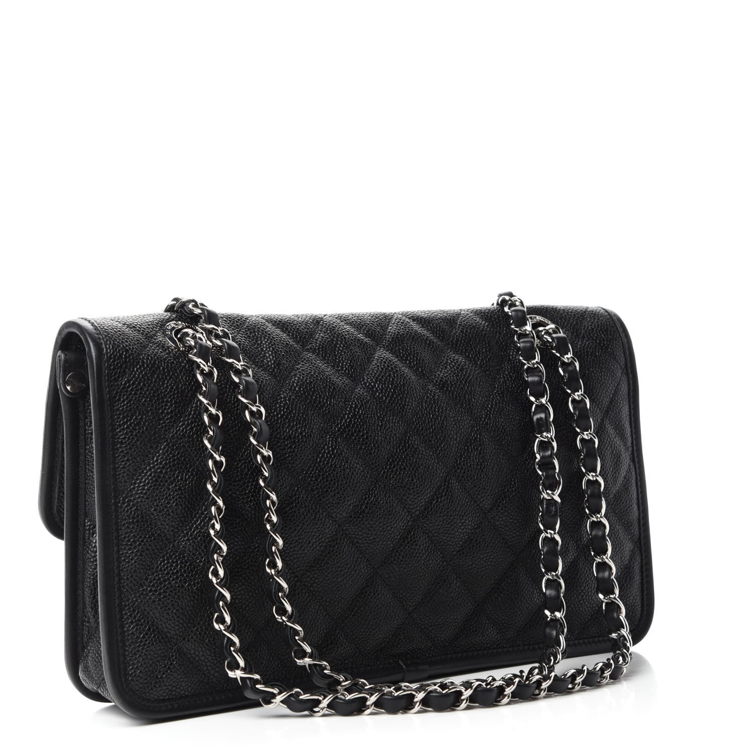 Chanel Caviar Quilted Medium French Riviera Flap Black 4 of 12