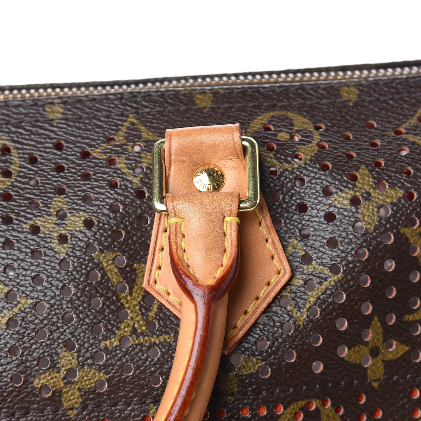 Monogram Perforated Speedy 30 Orange