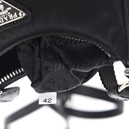 Prada Tessuto Nylon Mini Re-Edition 2000 Shoulder Bag Black 6 of 9