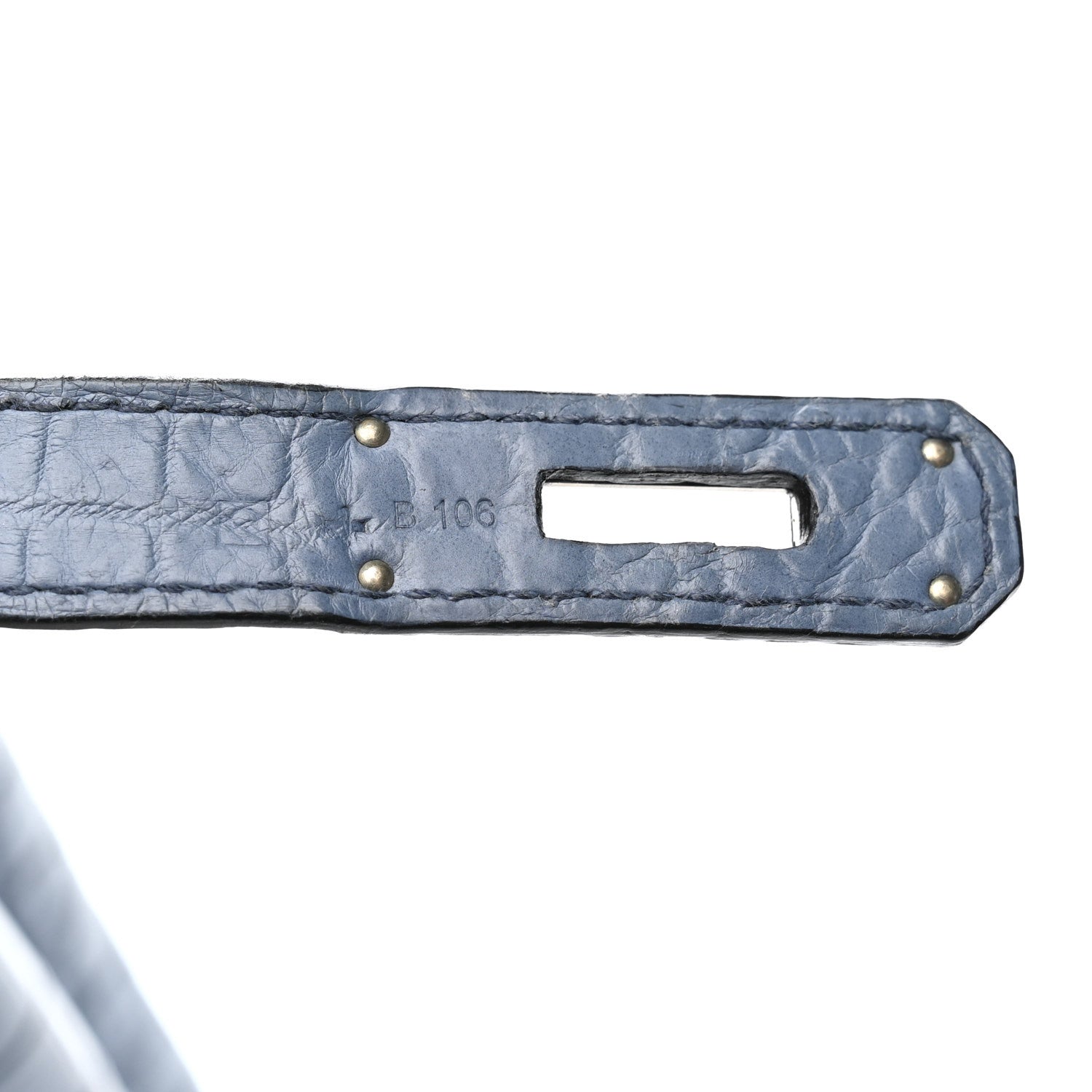 Hermes Matte Niloticus Crocodile Birkin 30 Bleu Ciel 13 of 45