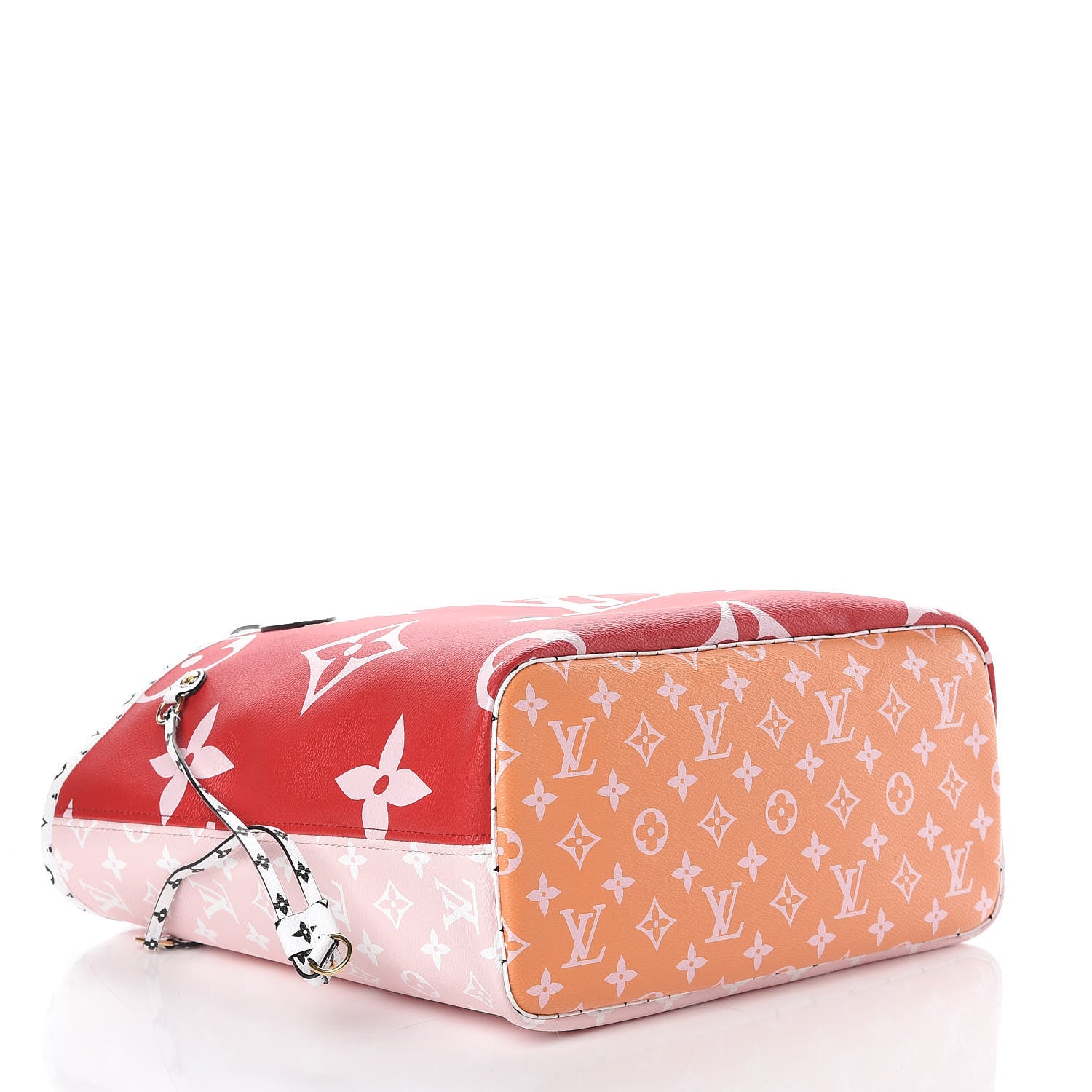 Louis Vuitton Monogram Giant Neverfull MM Rouge 5 of 10