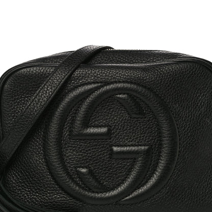Gucci Pebbled Calfskin Small Soho Disco Bag Black 9 of 22
