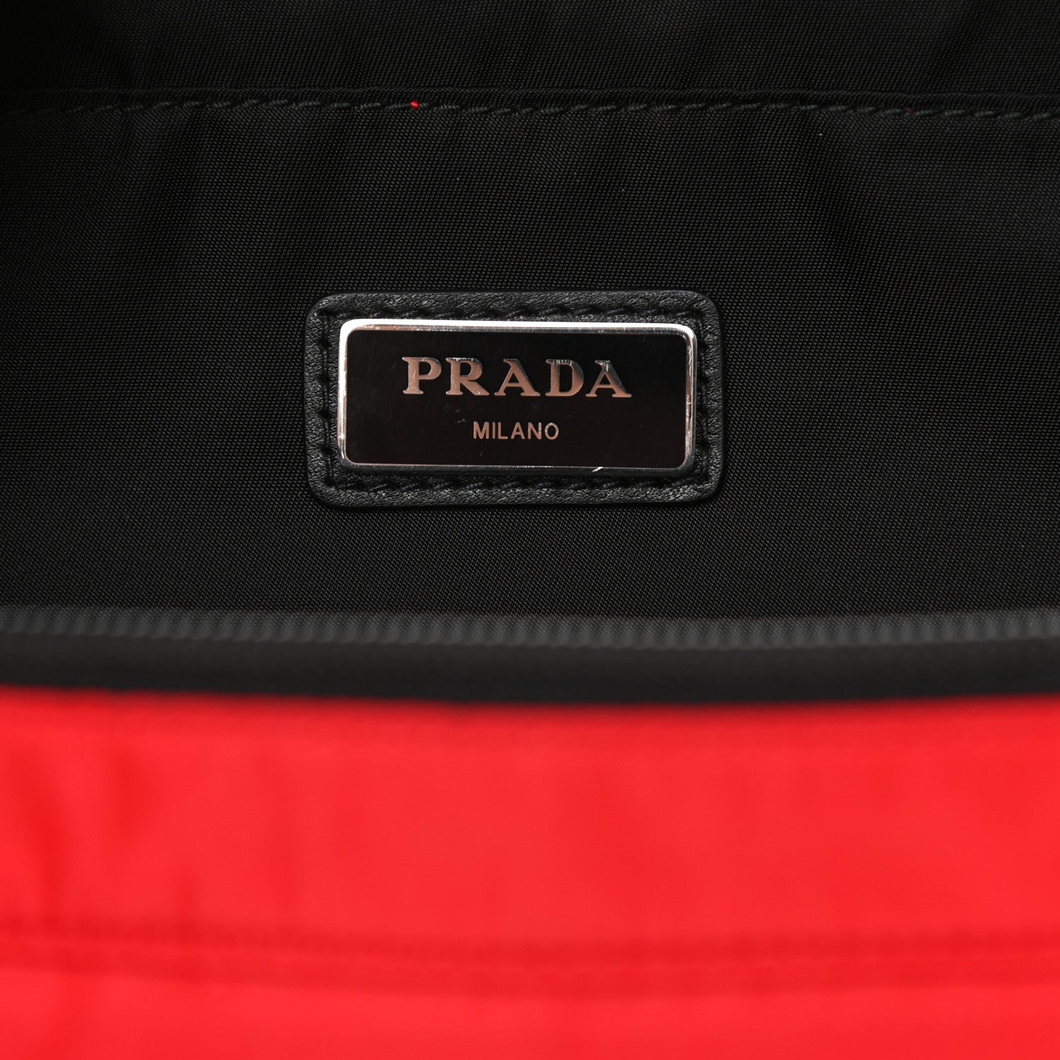 Prada Tessuto Nylon Belt Bag Red 6 of 14