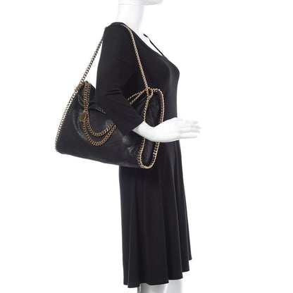 Stella McCartney Shaggy Deer Falabella Fold Over Tote Black 2 of 9