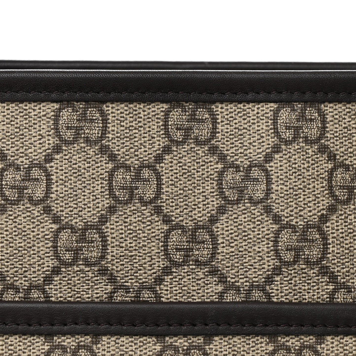 GG Supreme Monogram Medium Joy Tote Dark Brown