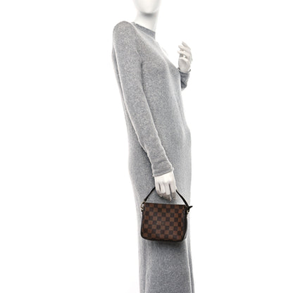 Louis Vuitton Damier Ebene Trousse Make Up Bag Pochette 2 of 11