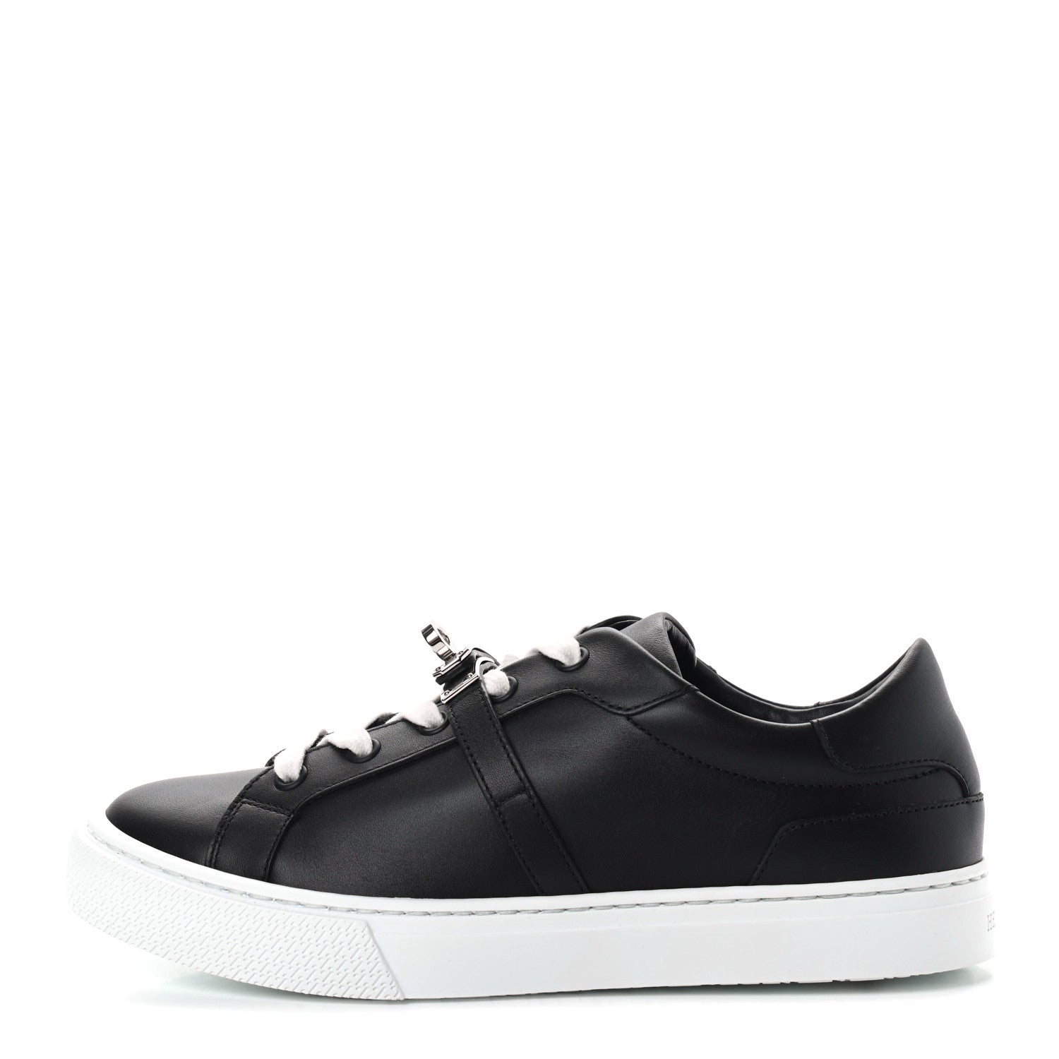 Hermes Calfskin Day Sneakers 36 Black 1 of 8