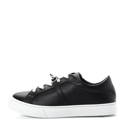 Hermes Calfskin Day Sneakers 36 Black 1 of 8