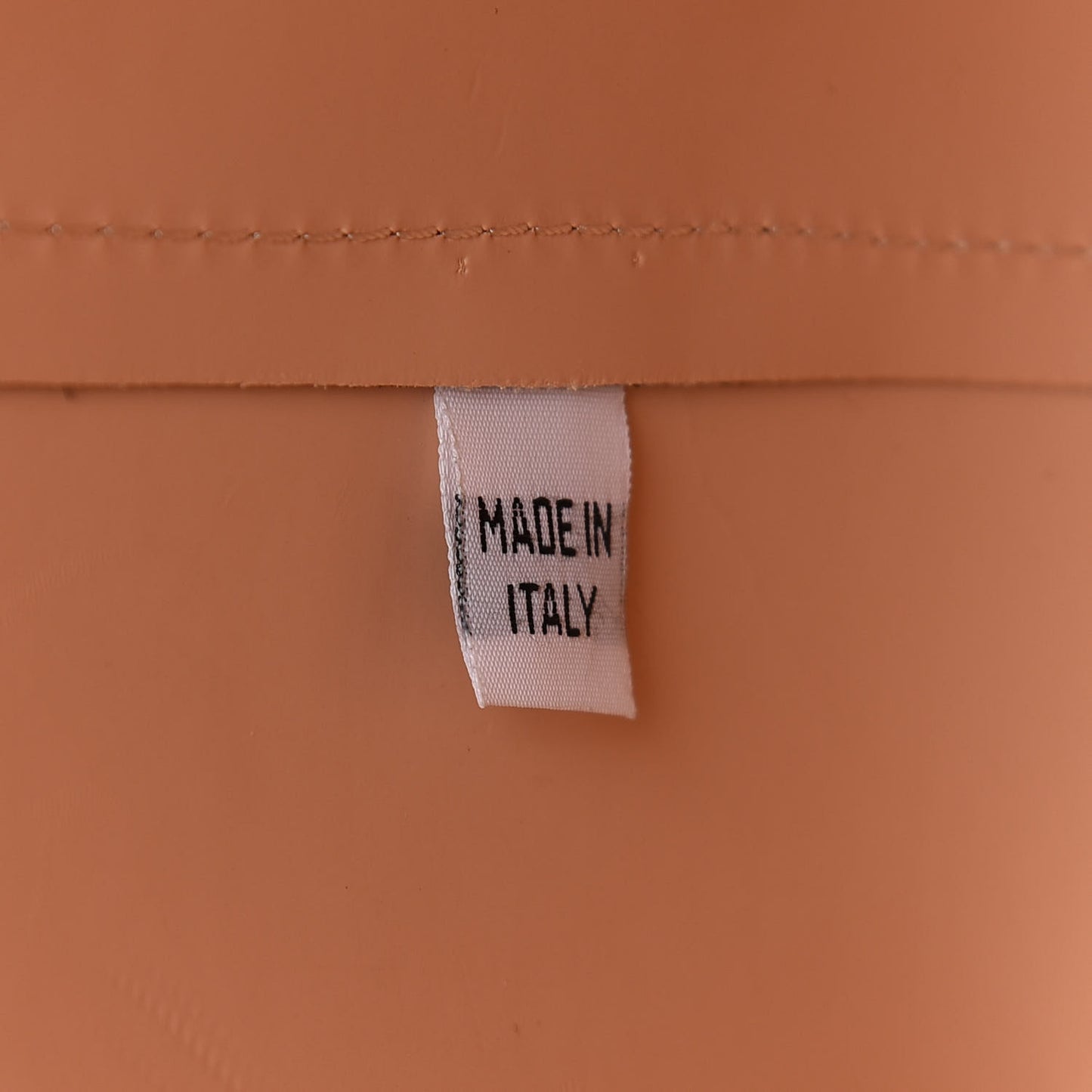 Vegetable Tanned Calfskin Bucket Bag Black Ballerina