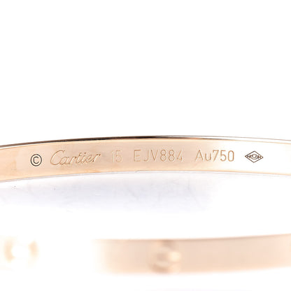 Cartier 18K Yellow Gold Small LOVE Bracelet 15 4 of 6