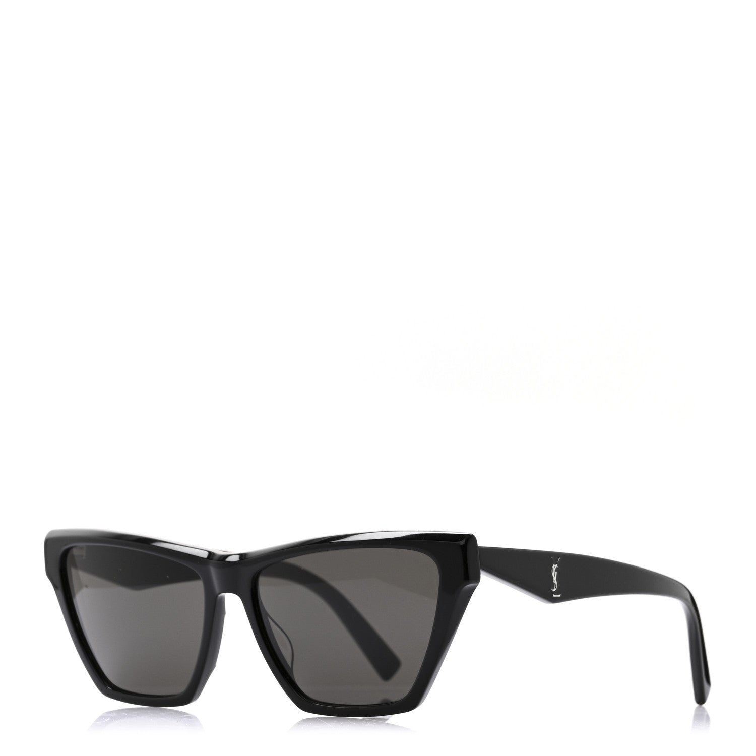 Saint Laurent New Wave SLM103 Kate Cat Eye Sunglasses Black 1 of 6