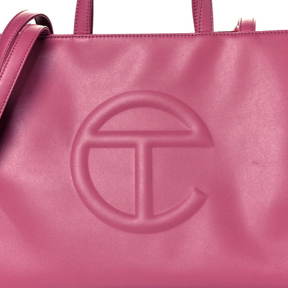 Telfar Vegan Leather Medium Shopping Bag Corned Beef 9 of 11