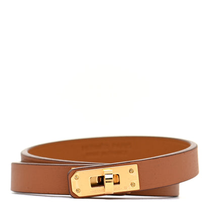 Hermes Swift Kelly Double Tour Bracelet T2 Gold 1 of 7
