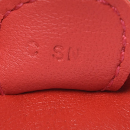 Hermes Milo Lambskin Grigri Rodeo Horse Bag Charm PM Rouge Indien Gold Bougainvillea 4 of 5