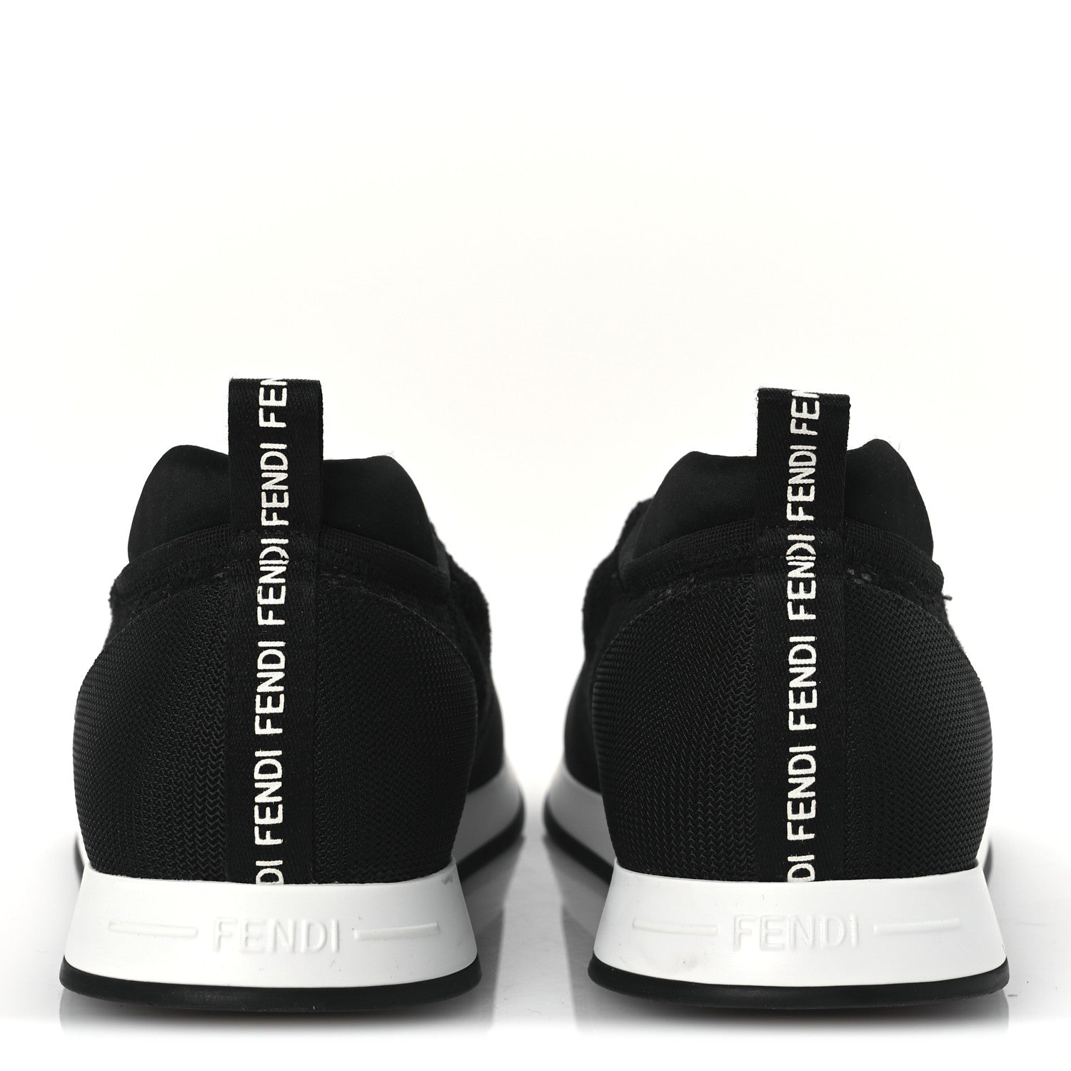 Fendi X SARAH COLEMAN Mesh FF Vertigo Runner Slip On Sneakers 39 Black 6 of 12