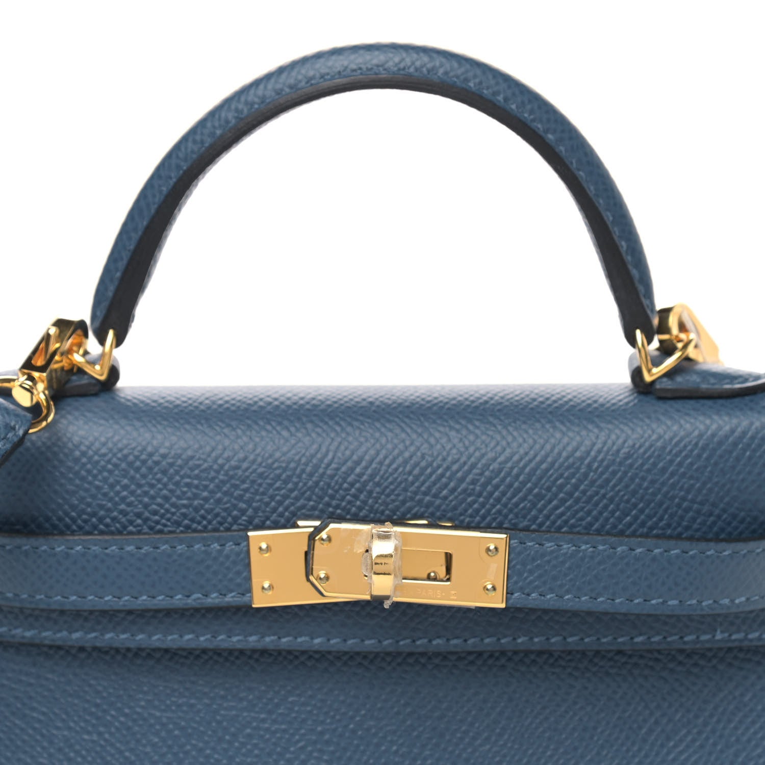 Hermes Epsom Mini Kelly Sellier 20 Deep Blue 8 of 11