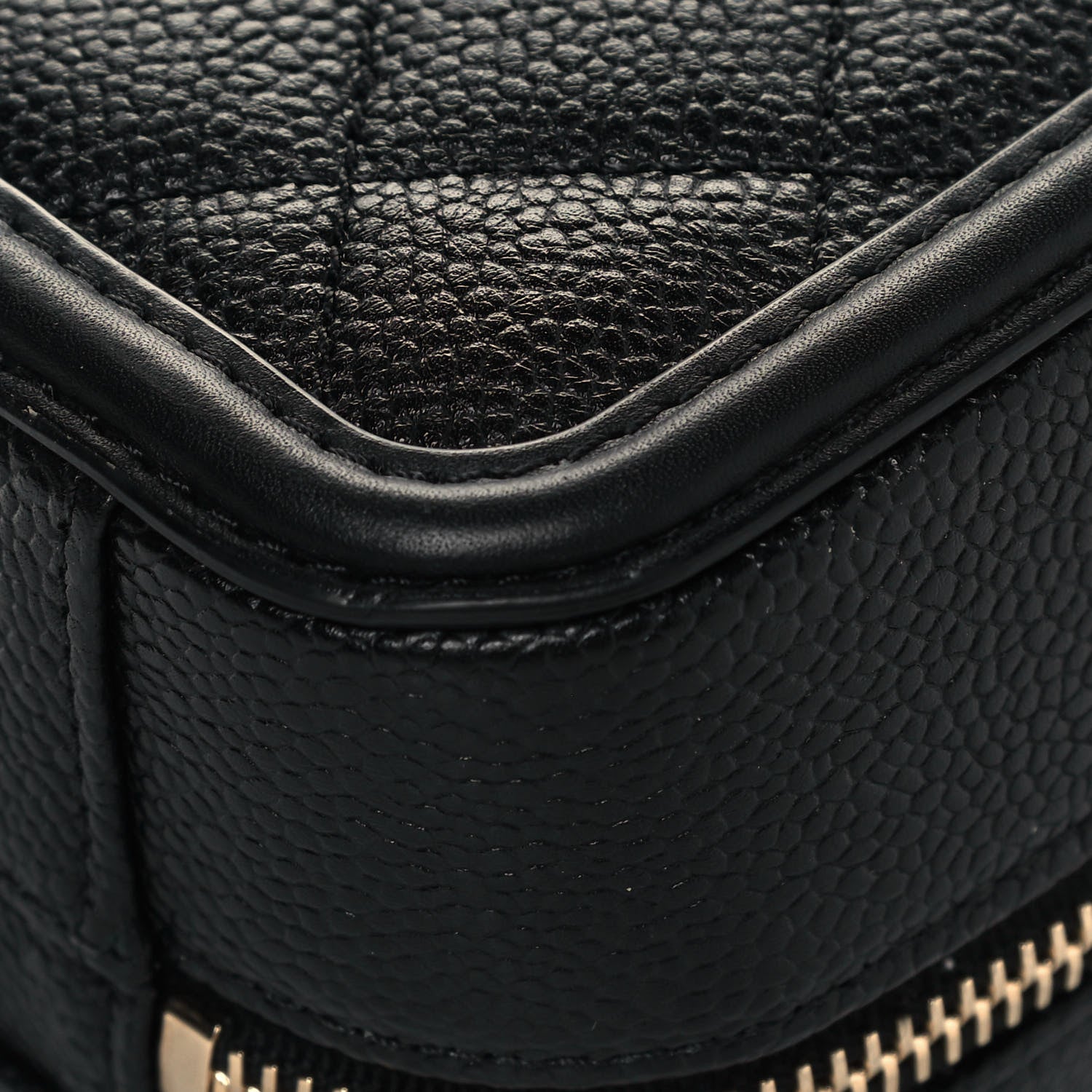 Chanel Caviar Quilted Small CC Filigree Vanity Case Black 12 of 12