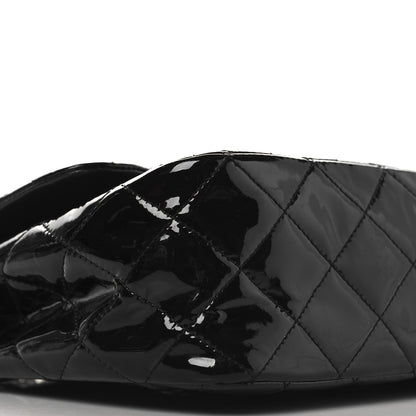 Chanel Patent Quilted Jumbo Single Flap Black 9 of 12