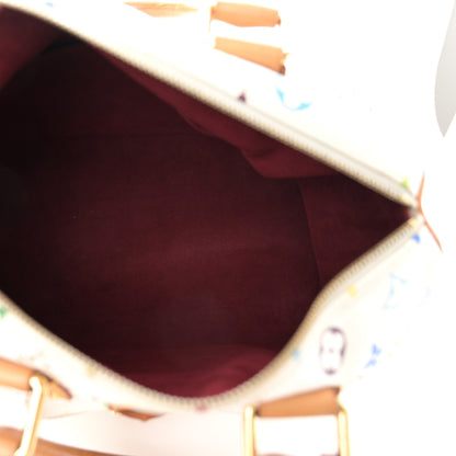 Louis Vuitton Monogram Multicolor Speedy 30 White 5 of 13