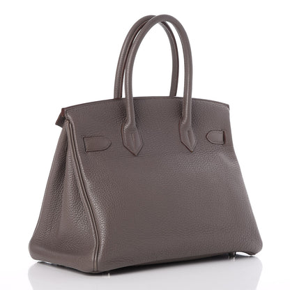 Hermes Togo Birkin 30 Etain 3 of 33