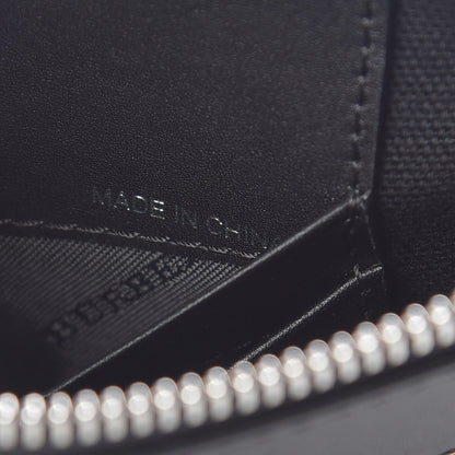 Burberry Mega Check Peyton Crossbody Clutch Bag Black 8 of 11