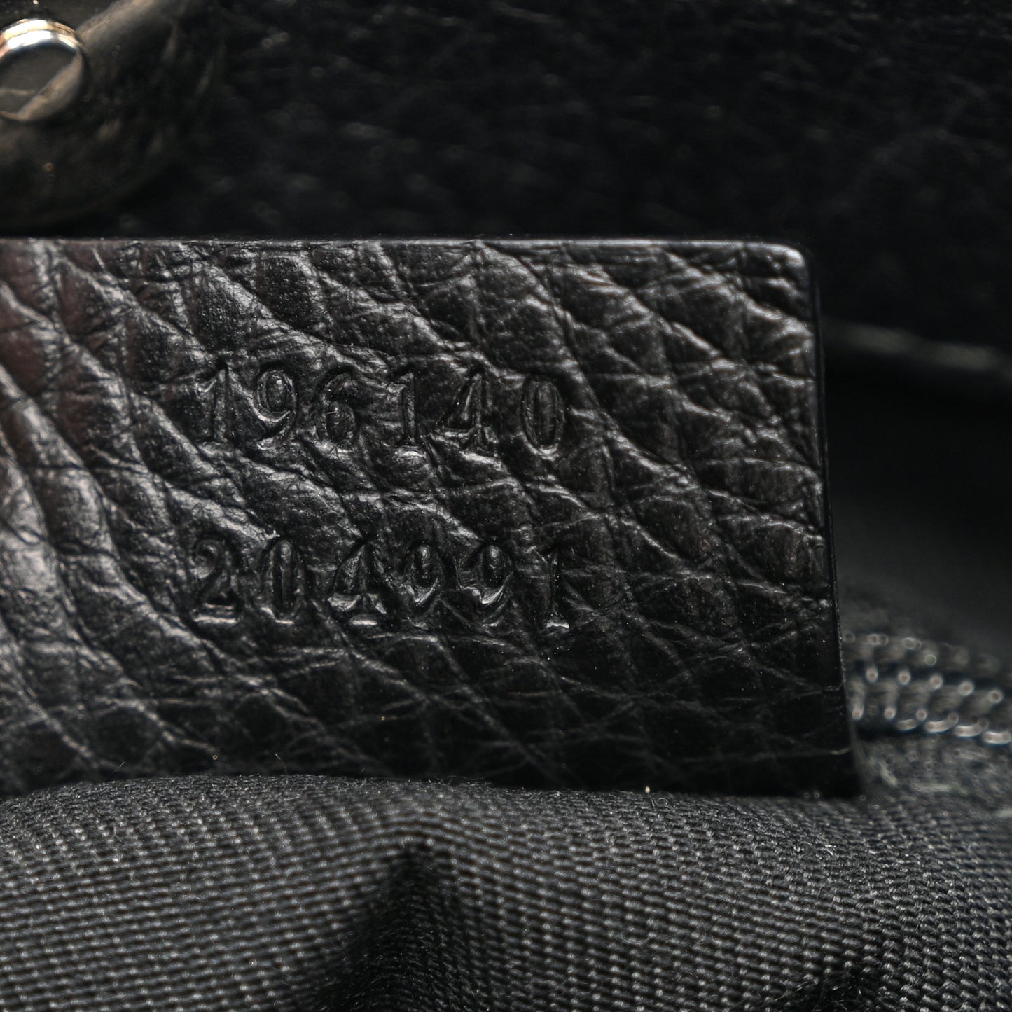 Monogram Shoulder Bag Black