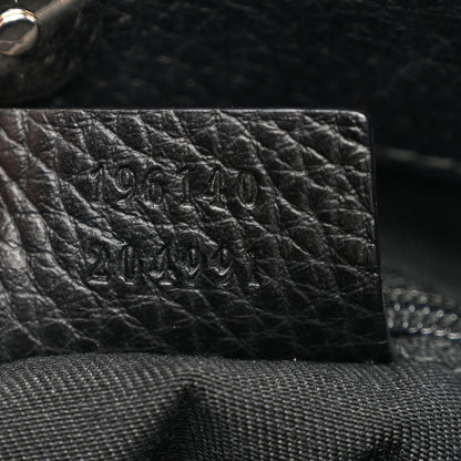Gucci Monogram Shoulder Bag Black 7 of 14